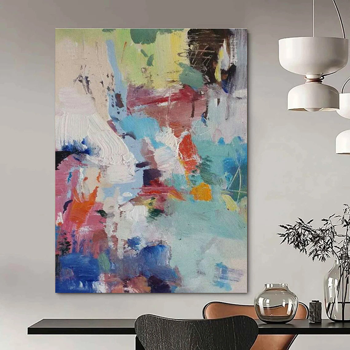 Pastel Abstract Mix Art for Nursery & Women’s Lounge DLZ2279