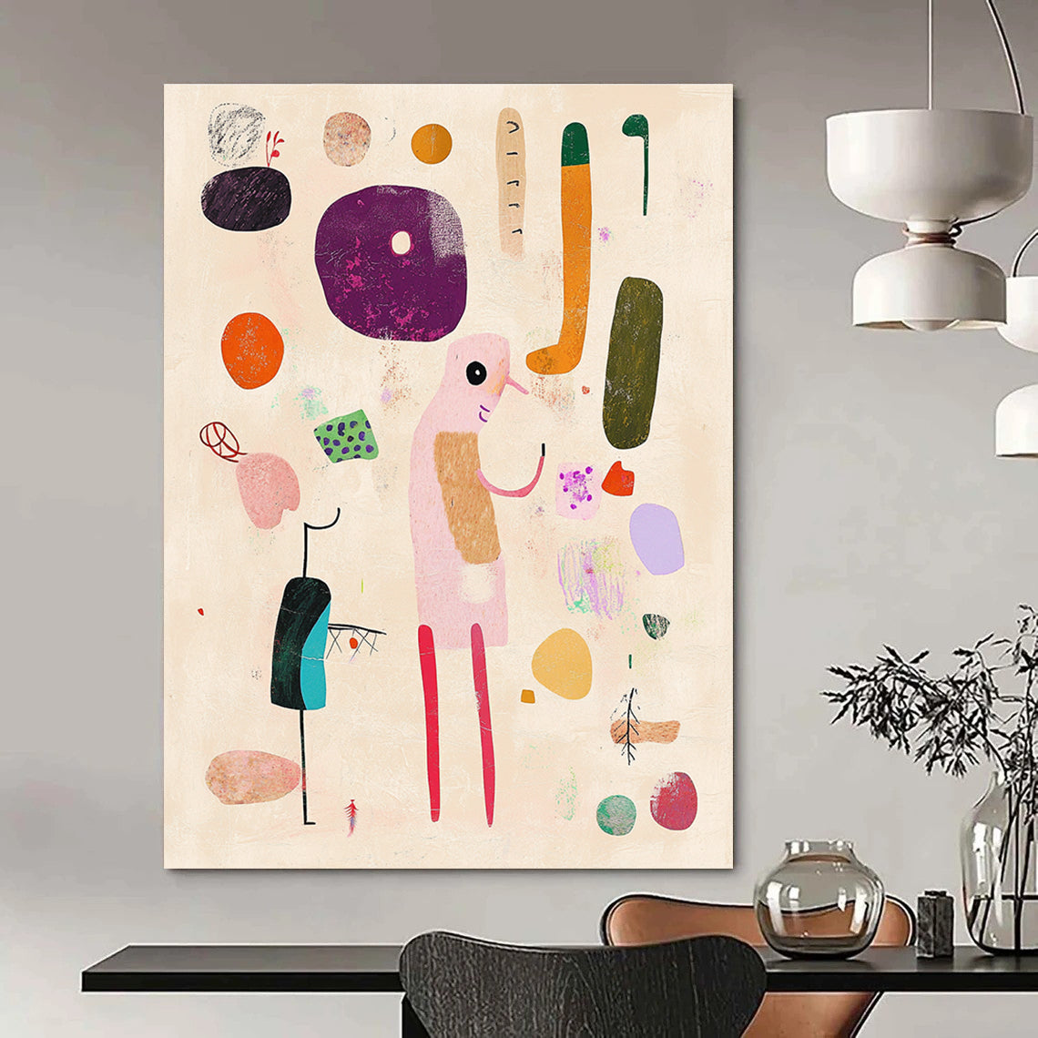 Abstract Colorful Figures for Playful Kids’ Room & Art - Loving Daycare STSC1287