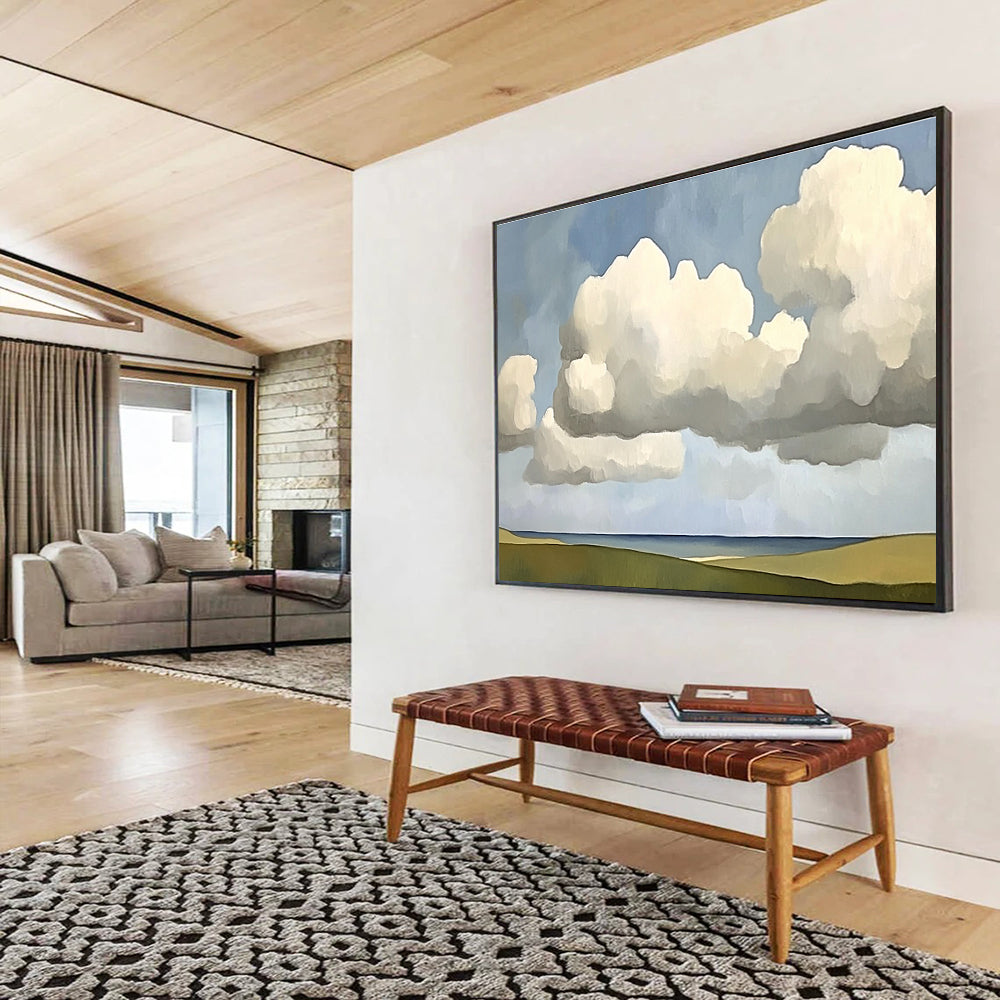 Calm Coastal Art for Scandinavian Home & Wellness Spa SC601