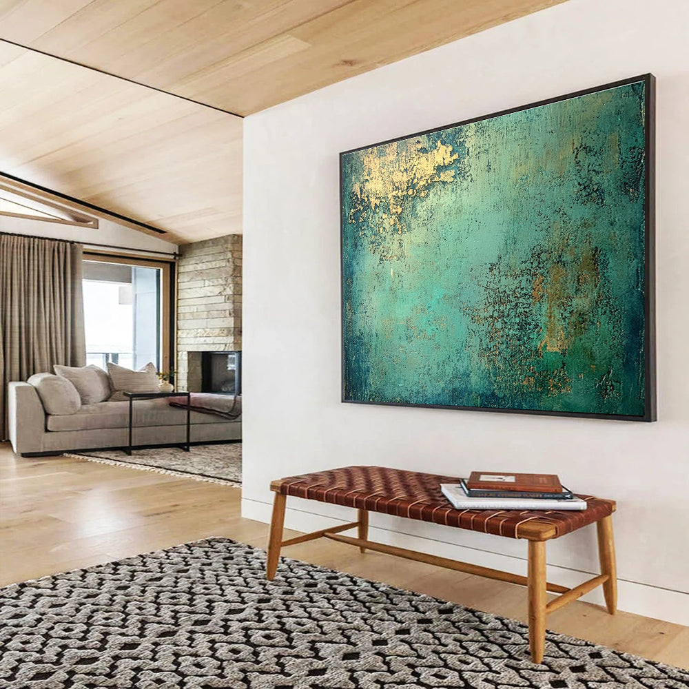 Retro - Inspired Abstract Art for Mid - Century Home & Boutique Hotel SC593