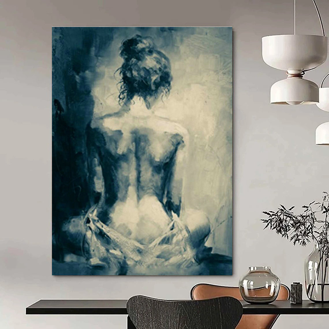 Gargantuan Custom - Formulated Abstract Canvas for Living Room & Office DLZ0110