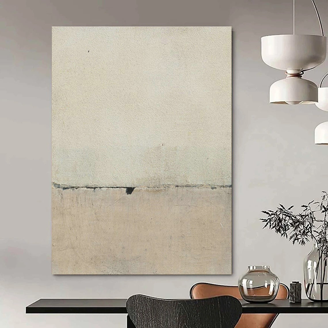 Subtle Abstract Texture Art for Zen Meditation Space & Modern Art Gallery DLZ1427