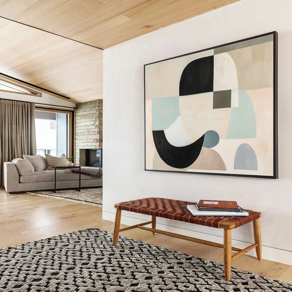 Monochrome Horizon: Ideal for Minimalist Living & Art Gallery Displays SC510