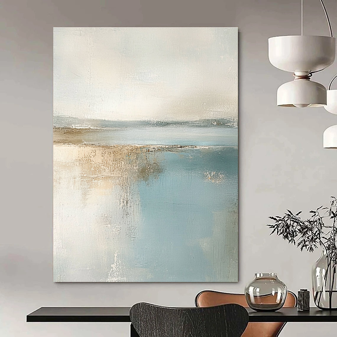 Serene Coastal Art for Seaside Cottage & Meditation Room STSC017