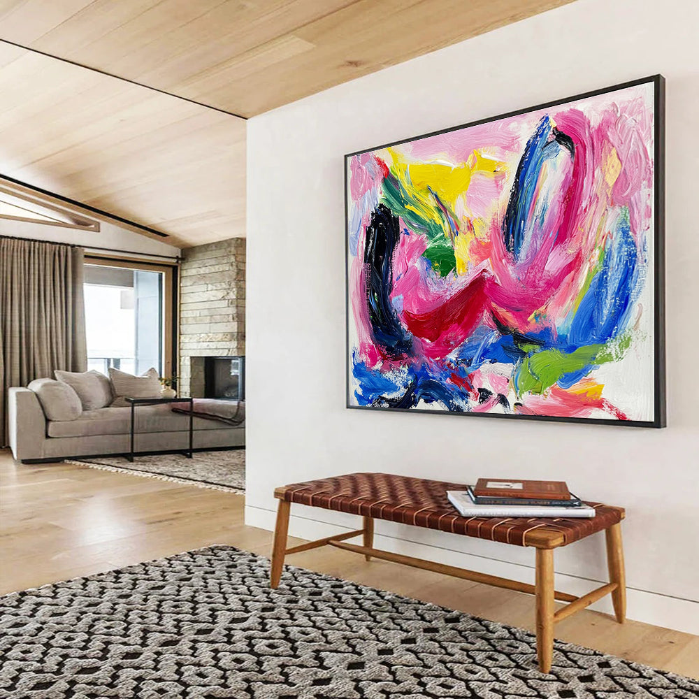 Vivid Color Fusion Art for Kids' Playroom & Creative Café SC150