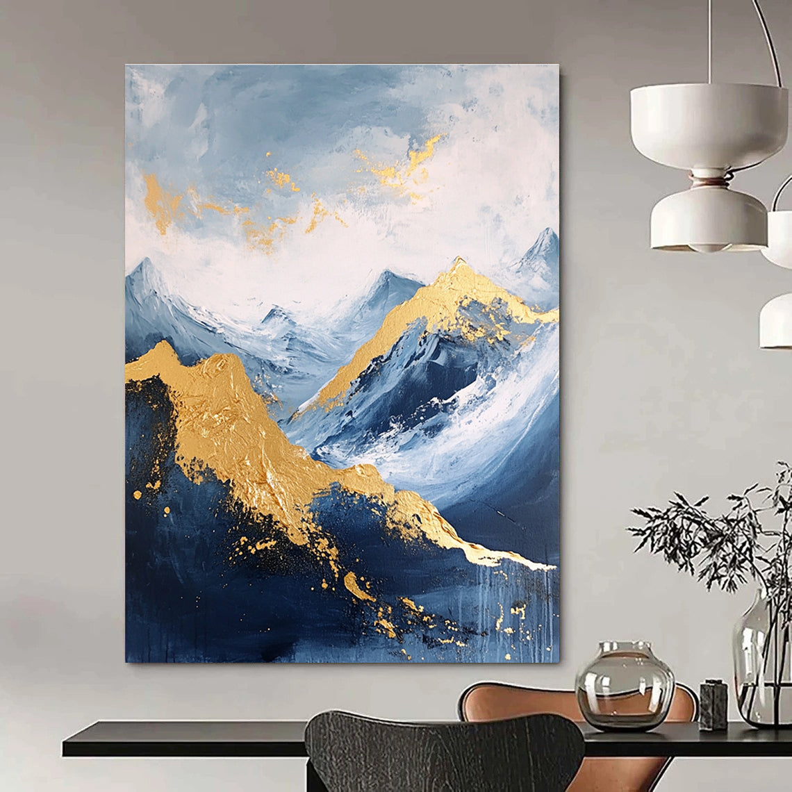 Opulent Landscape Art for Mansion Foyer & High - End Spa STSC013