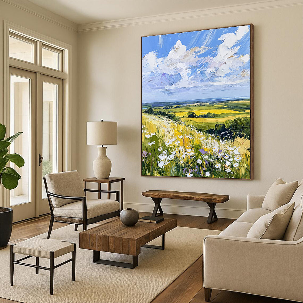 Vast Field of Flowers for Countryside Retreat & Art - Centric Café STSC898
