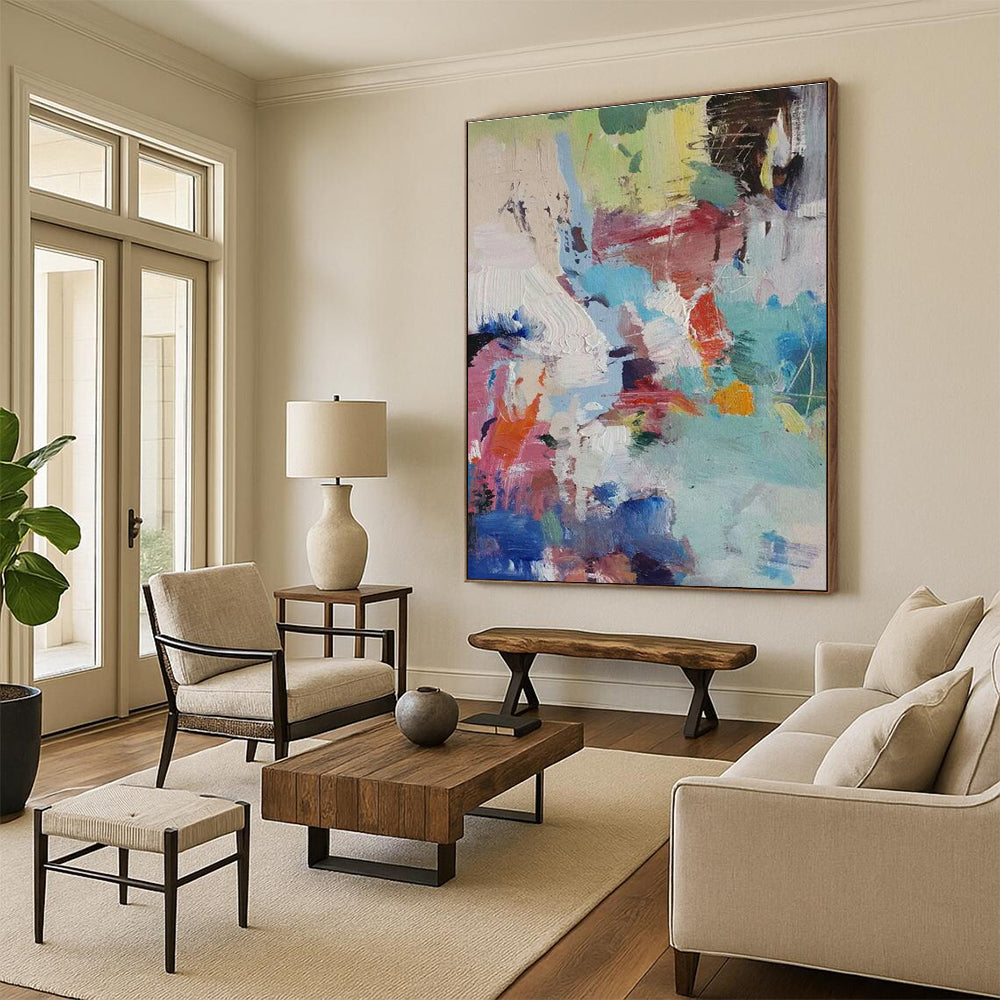 Pastel Abstract Mix Art for Nursery & Women’s Lounge DLZ2279