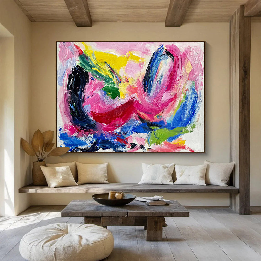 Vivid Color Fusion Art for Kids' Playroom & Creative Café SC150