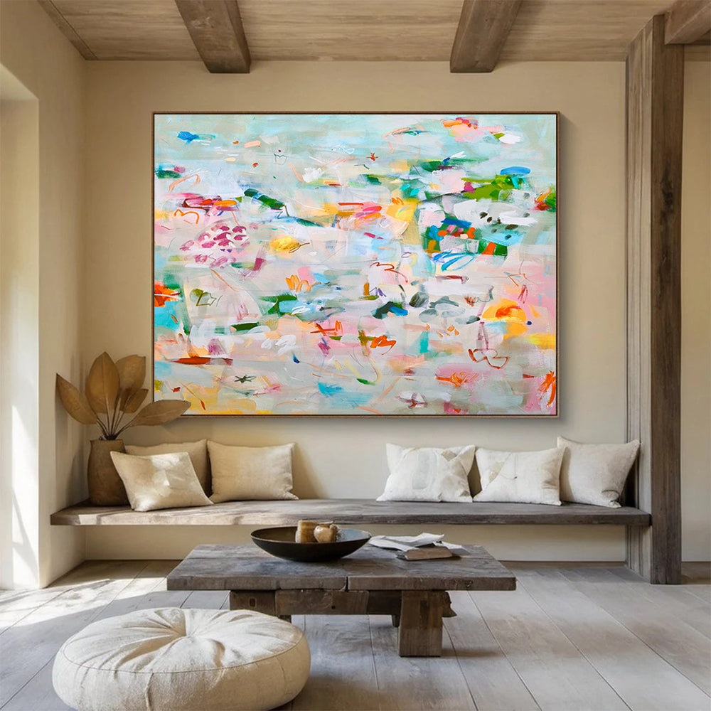 Light - Color Colorful Abstract Art for Bright Home Offices DLZ2420