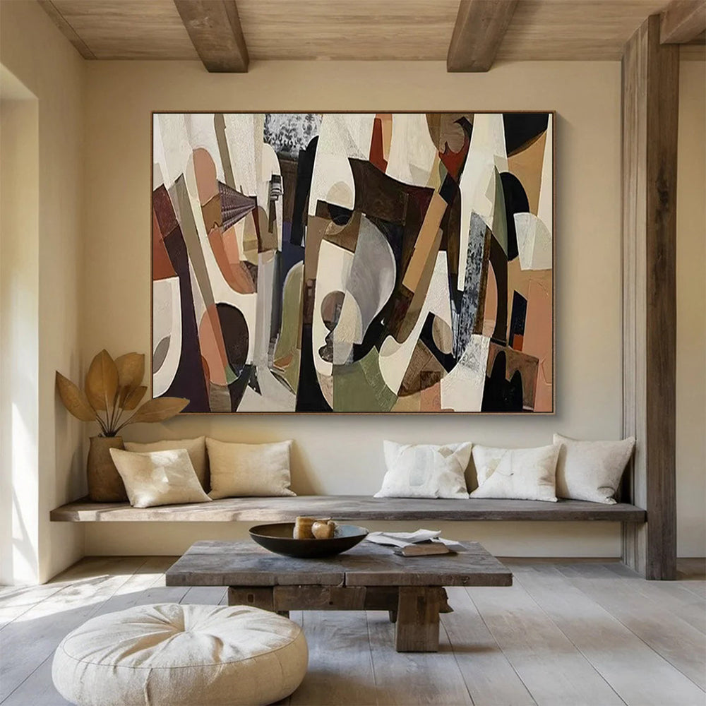 Cubist - Style Abstract for Creative Studio Lounge DLZ3005