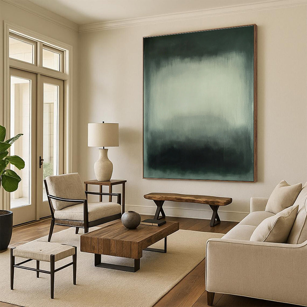 Minimalist Gray Gradient Art for Office & Hallway STSC683