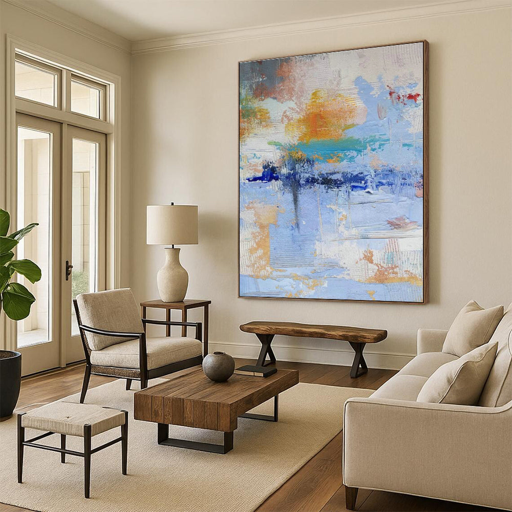 Multicolor Abstract Art for Living Room & Office DLZ0337
