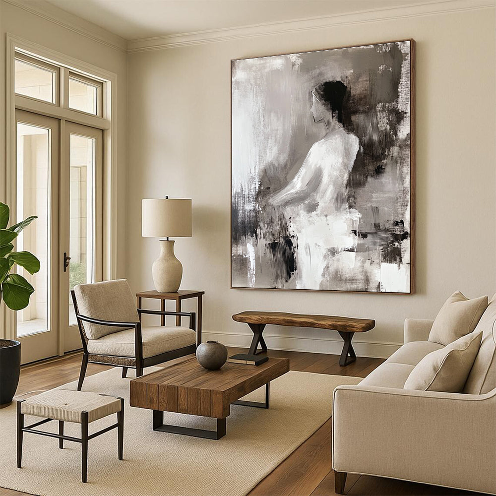 Elegant Figure Abstract Art for Bedroom & Study STSC673