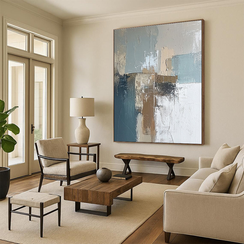Mixed - tone Abstract Composition for Modern Office & Minimalist Home STSC650