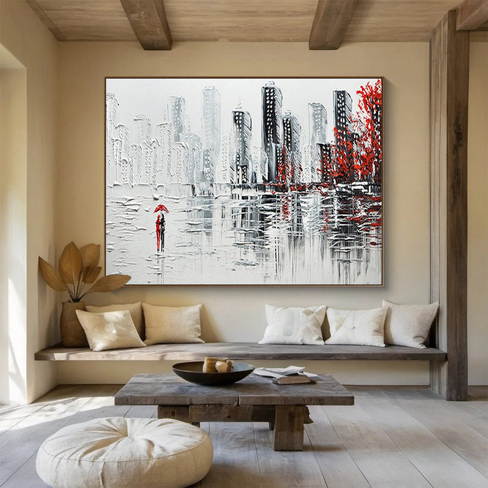 Cityscape Lover’s Art for Modern Loft Apartment Living Rooms DLZ3270