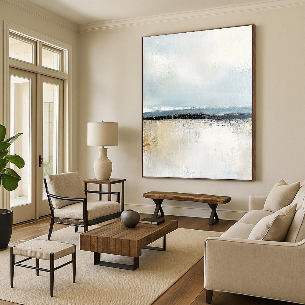 Minimalist Sea - Land Art for Hallway & Modern Apartment STSC045