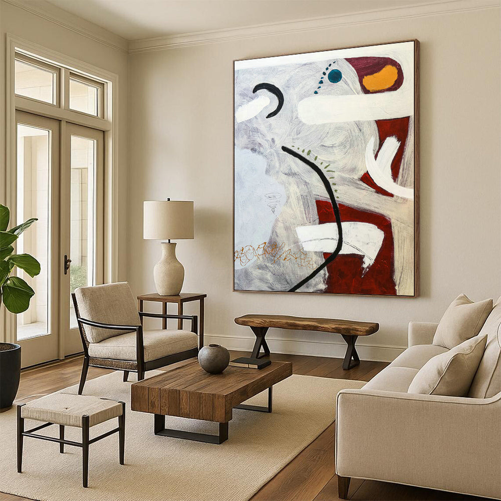 Color Line Abstract Art for Creative Office & Home Library DLZ1098