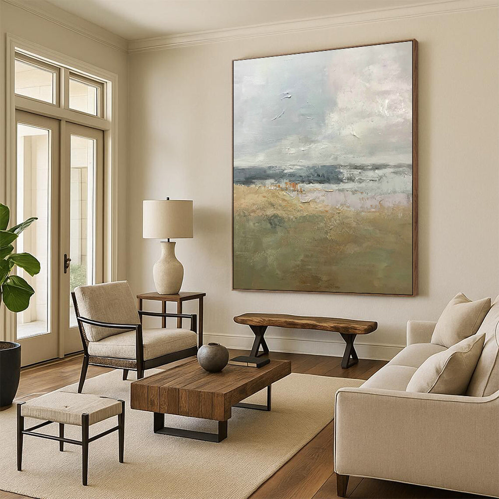 Light - Color Landscape Abstract Art for Living Room & Sunroom DLZ0486