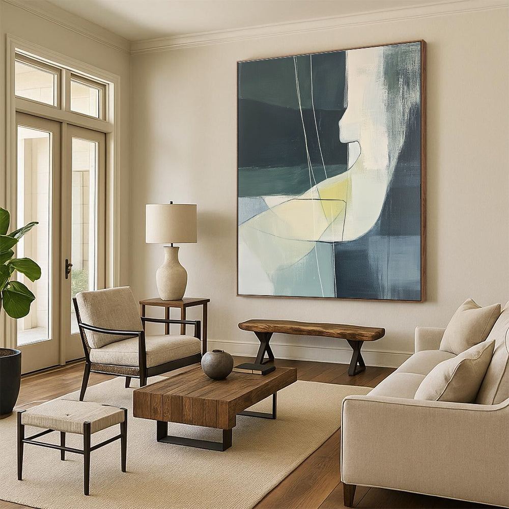 Minimalist Geometric Art for Office & Hallway STSC672