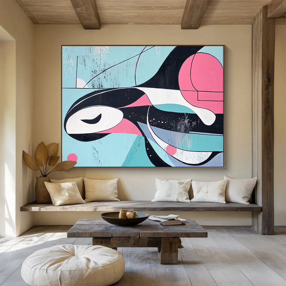 Playful Marine Animal Art for Coastal Kids’ Room & Nautical - Chic Boutique SC167