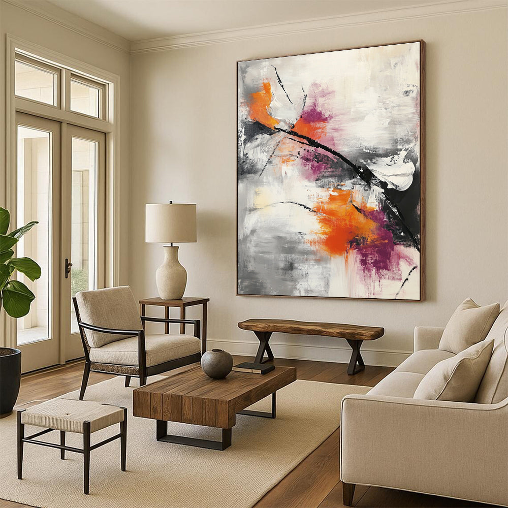 Floral Abstract for Bohemian Home & Garden - Themed Café STSC817