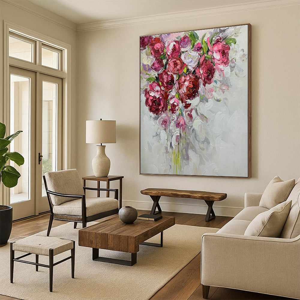 Floral Bouquet Art for Romantic Restaurant & Feminine Boutique DLZ2164
