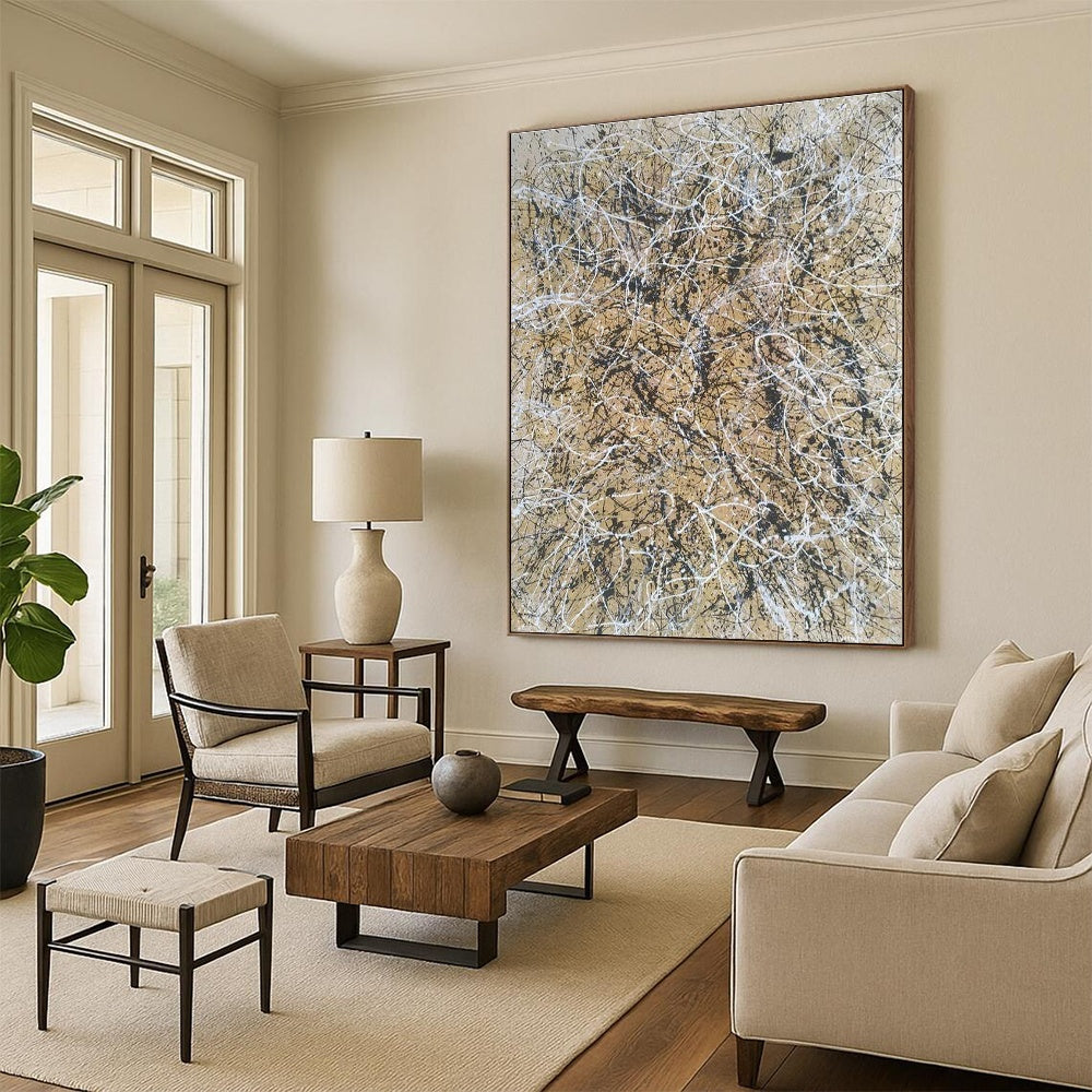 Tangled Lines Abstract Art for Studio & Creative Space DLZ2274