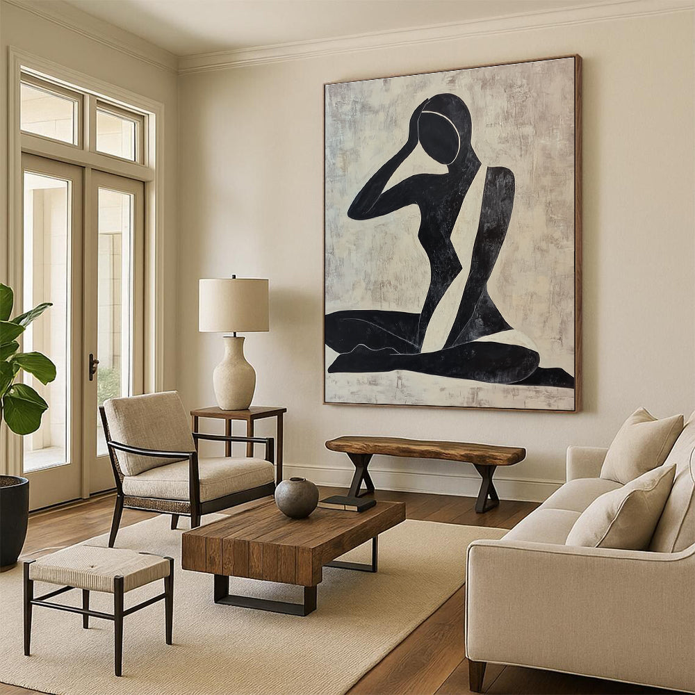 Minimalist Figurative Art for Zen Space & Contemporary Gallery STSC012