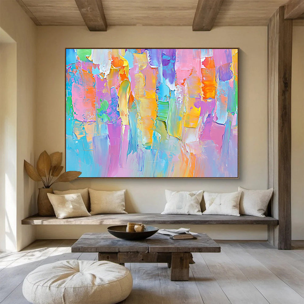 Vibrant Color Blocks Art for Trendy Retail Store & Art Gallery Pop - Up SC185