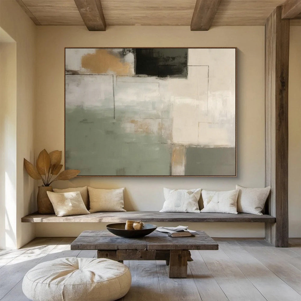Modern Geometric Color - Block Art for Chic Hallway First Impression DLZ2712