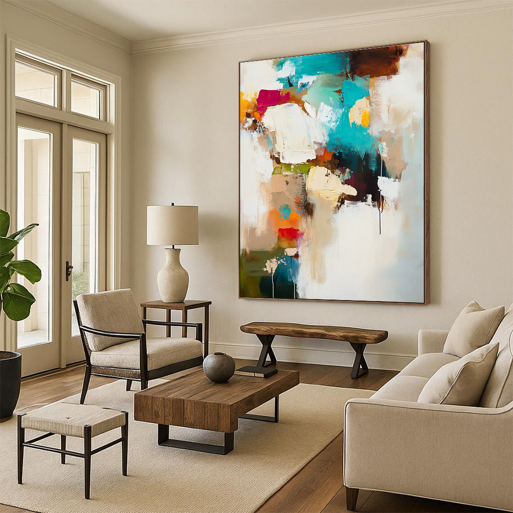 Vibrant Abstract for Creative Studio & Trendy Restaurant STSC812