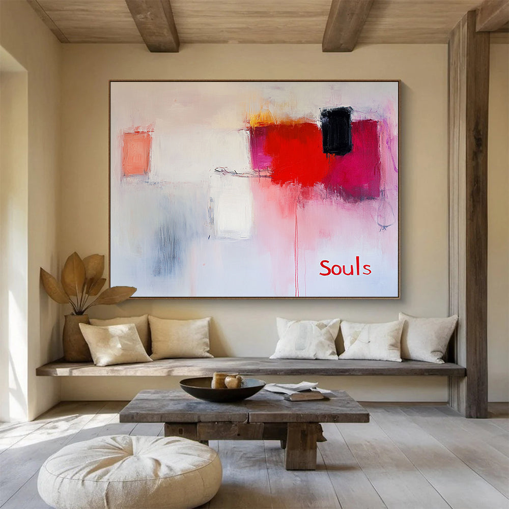 Abstract “Souls” Art for Contemporary Art Gallery & Spiritual - Themed Café SC139