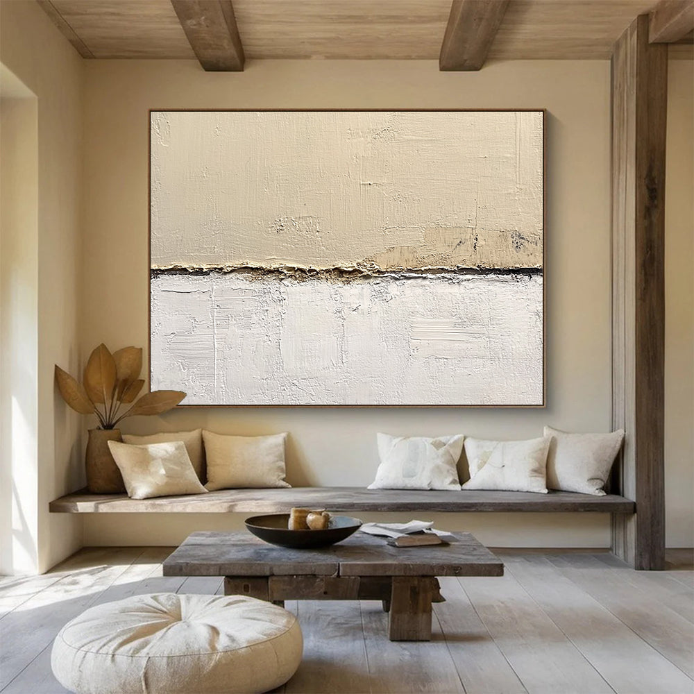 Minimalist Textured Layers Art for Industrial - Chic Loft & Contemporary Art Gallery SC181
