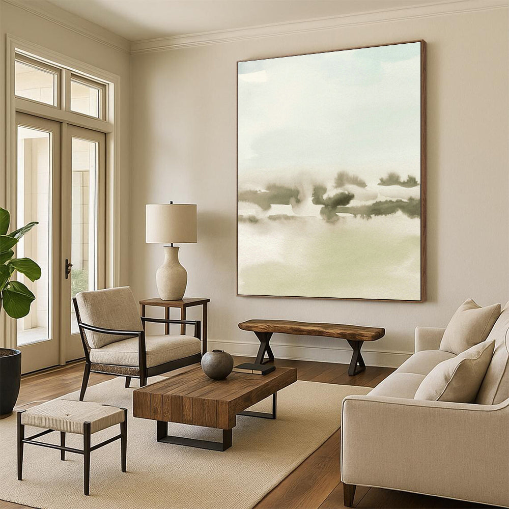 Light - Color Landscape Abstract Art for Living Room & Bedroom DLZ0519