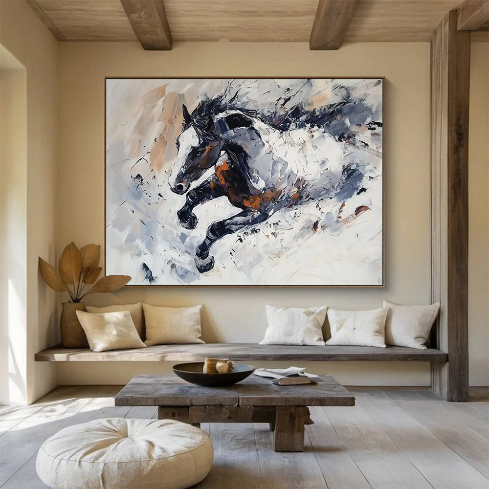 Energetic Equine Art for Equestrian Club & Sports Bar SC594