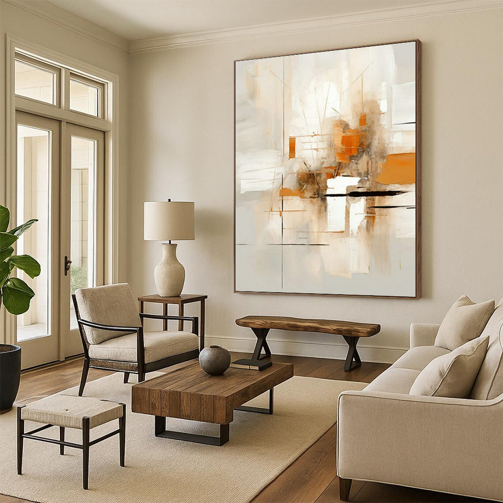 Minimalist Abstract Art for Scandinavian - Style Home & Contemporary Art Gallery DLZ1705