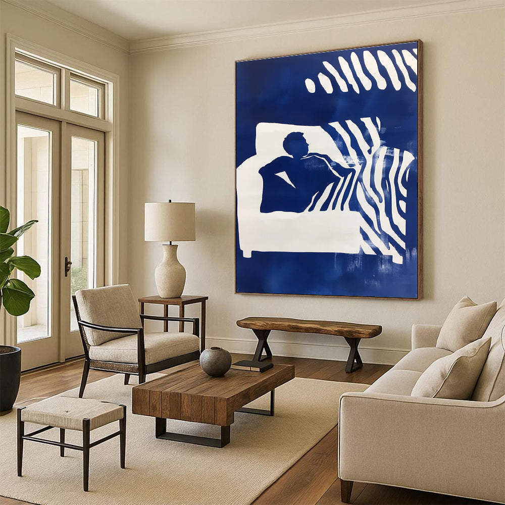 Silhouette on Sofa for Modern Living Room & Art - Themed Lounge STSC1210