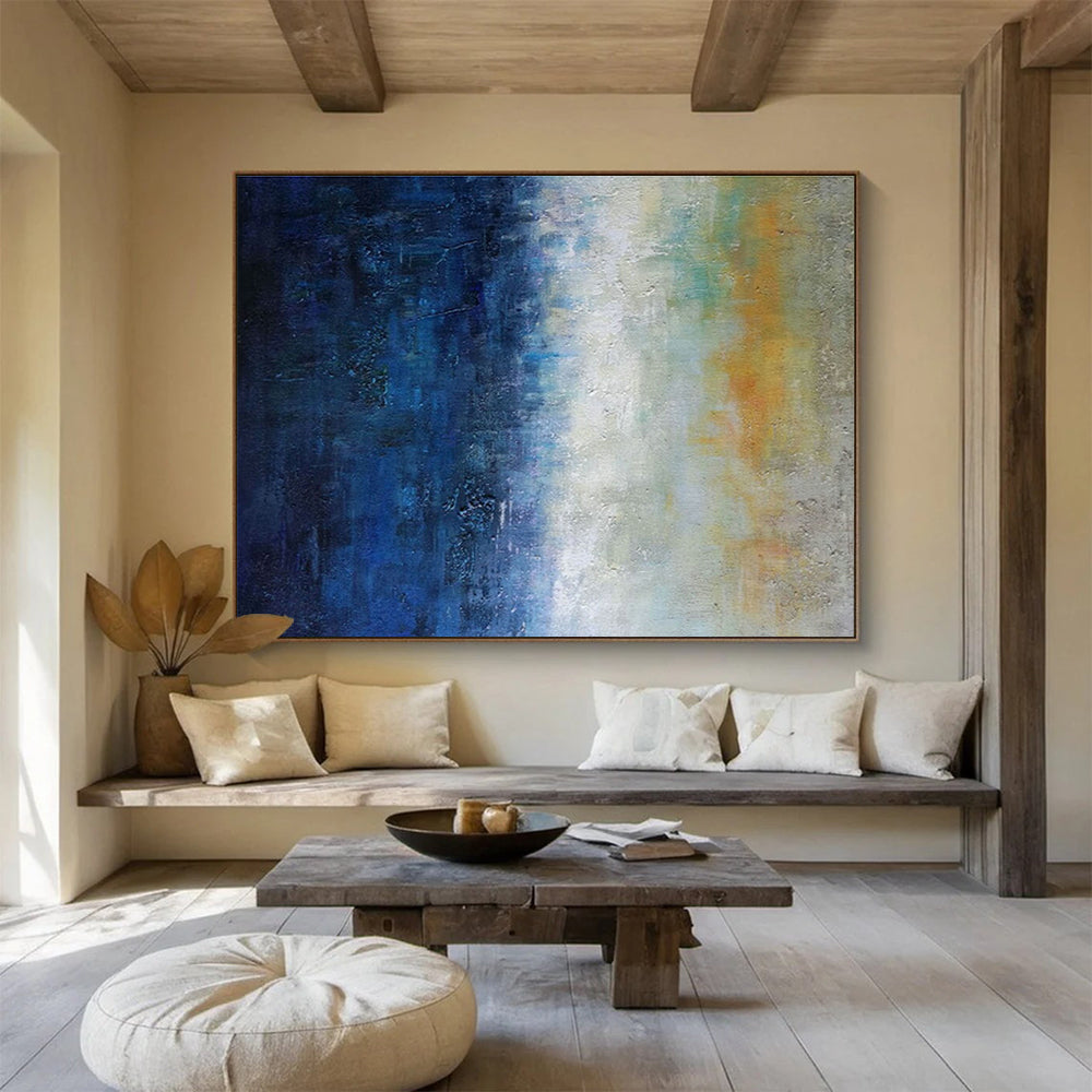 Gradient Abstract Art for Contemporary Hotel Lobby Waiting Areas DLZ3238