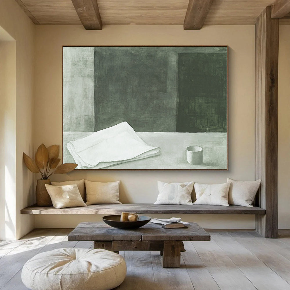 Minimalist Monochrome Art for Scandinavian Home & Coffee Shop SC571