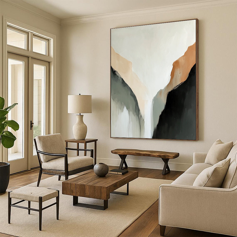 Minimalist Mountain Valley for Scandinavian - Style Bedroom & Nature - Inspired Study STSC652