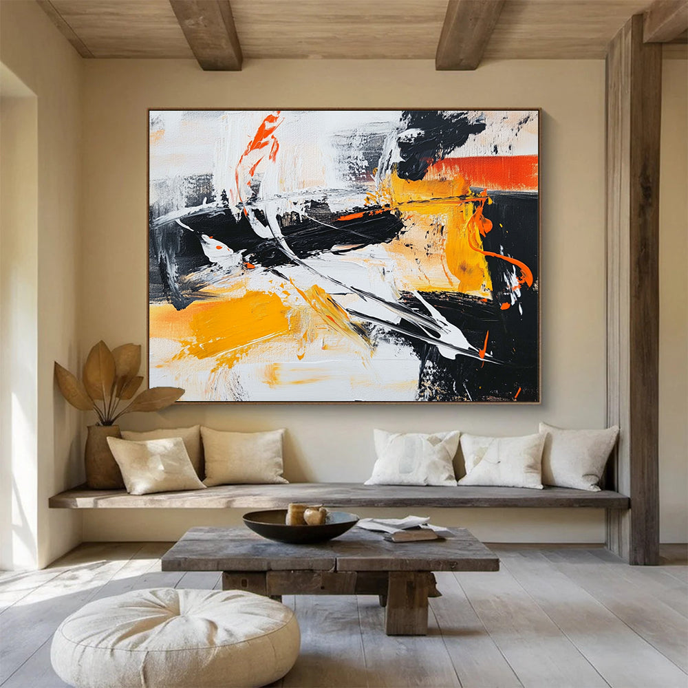 Dynamic Color Splash Art for Creative Studio & Trendy Café SC142