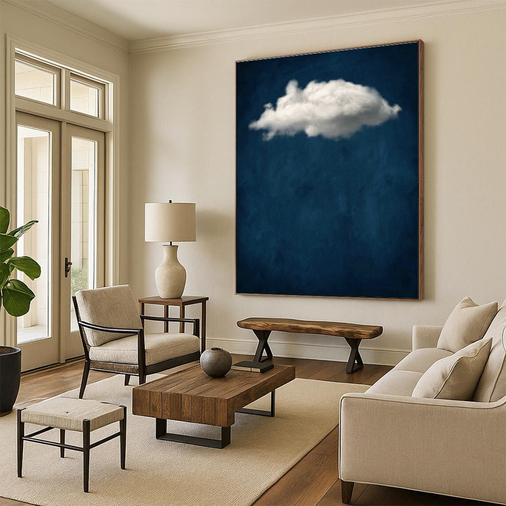 Lone Cloud Art for Bedroom & Living Room DLZ0388