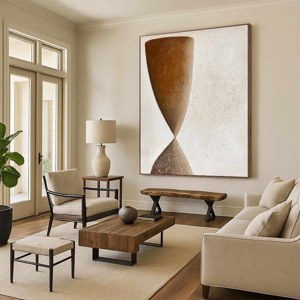 Minimalist Vase Art for Sleek Living Room & Contemporary Art Gallery STSC1239