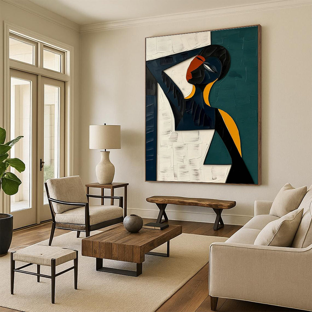 Abstract Figure Art for Creative Studio & Art - Centric Home DLZ2166