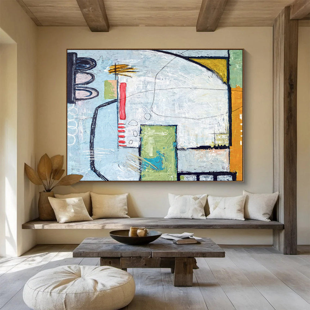 Urban - Element Abstract Art for Industrial - Chic Café DLZ2926