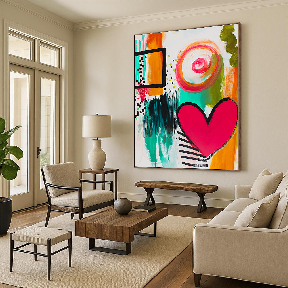 Playful Colorful Abstract Shapes for Kids’ Playroom & Creative Studio STSC745