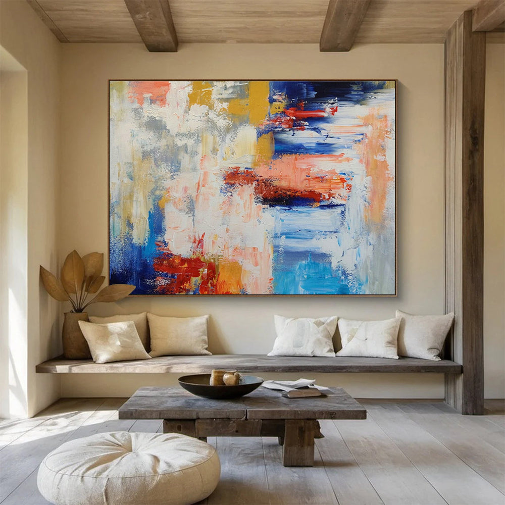 Energetic Color Block Abstract for Creative Coworking Space DLZ3030