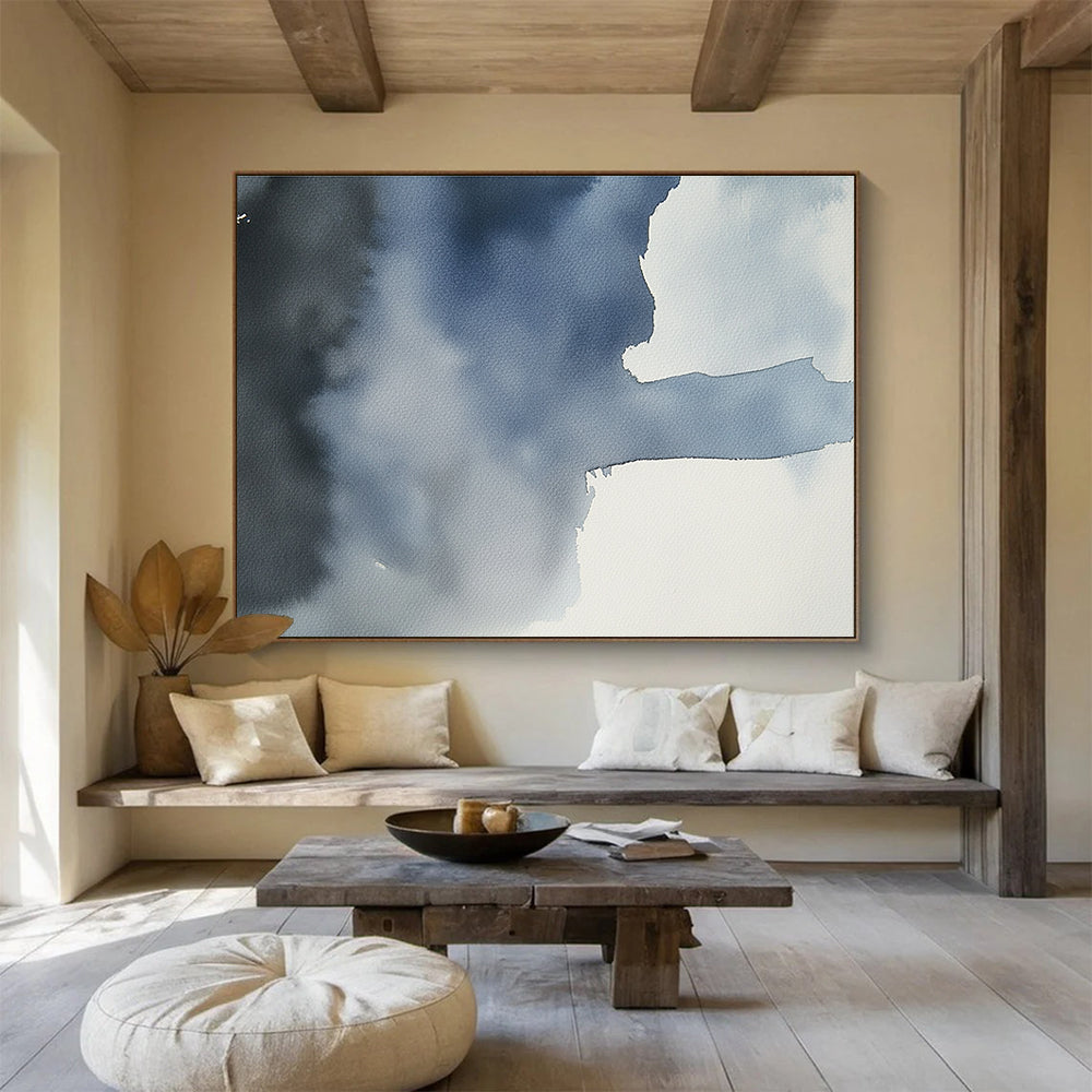 Calm Abstract Art for Nursery & Meditation Room SC618