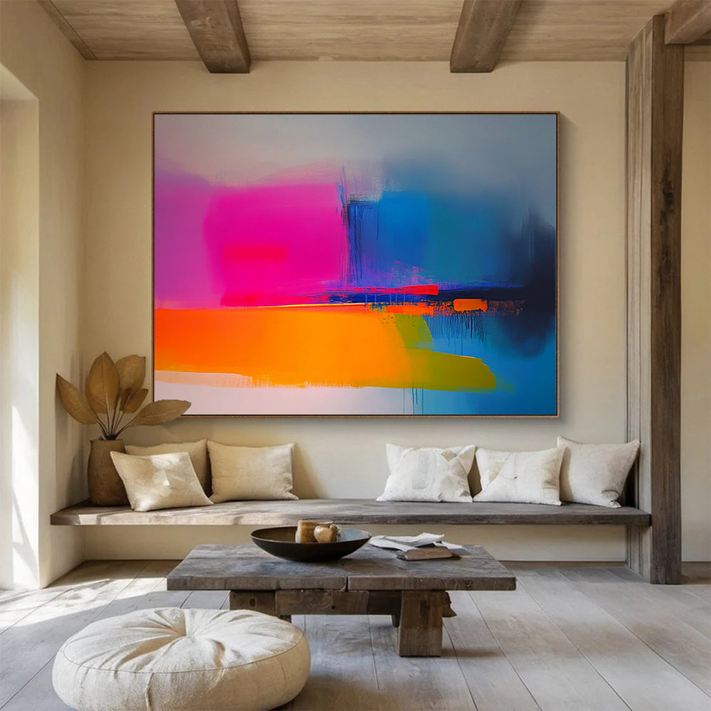 Vivid Color Block Art for Fashion - Forward Store & Art - Themed Restaurant SC149